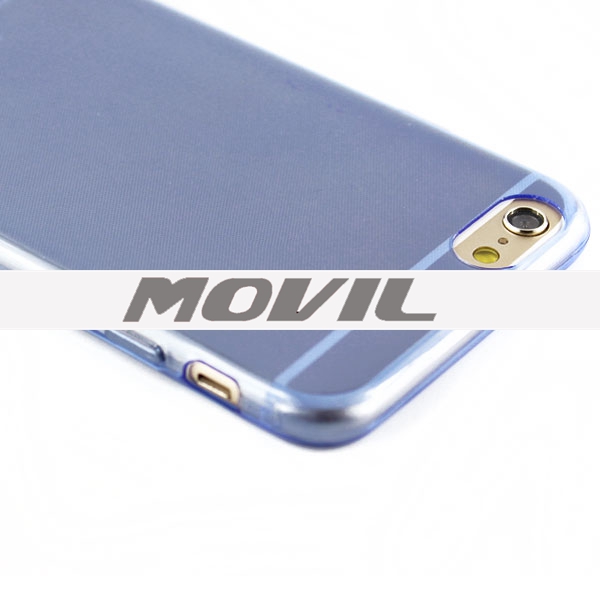 NP-2353 Ultra delgado transparente TPU funda para iPhone 6-3